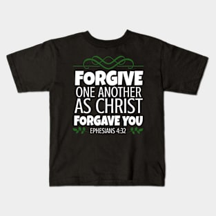 Christian Forgive One Another Kids T-Shirt